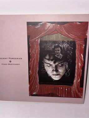 Recent Forgeries Book by Viggo Mortensen w/ CD ROM including Pictures Art